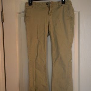Brown/Tan Boot Cut Cargo Pants
